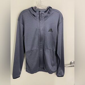 Adidas Blue Zip-Up Jacket